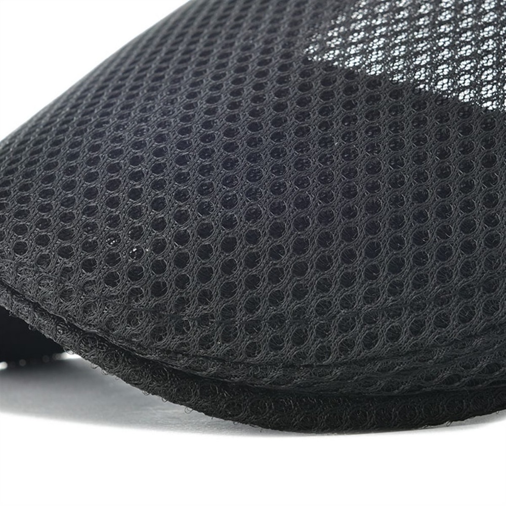 Mesh Beret Hat Summer Sun Cap - Picture 5 of 6